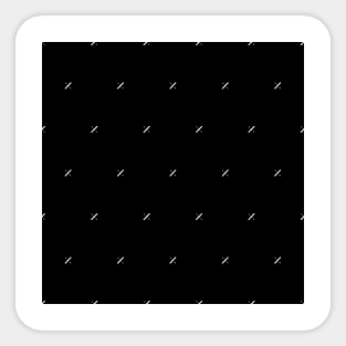 Minimal black and white crosses pattern Sticker